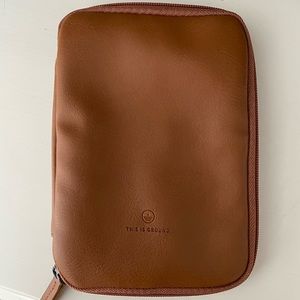 Genuine Leather Passport holder/ Toiletries Pouch
